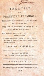 Cover of John Binn's book, A Treatise on Practical Farming