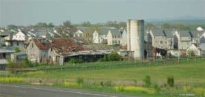 Development around Leesburg Virginia in 2002