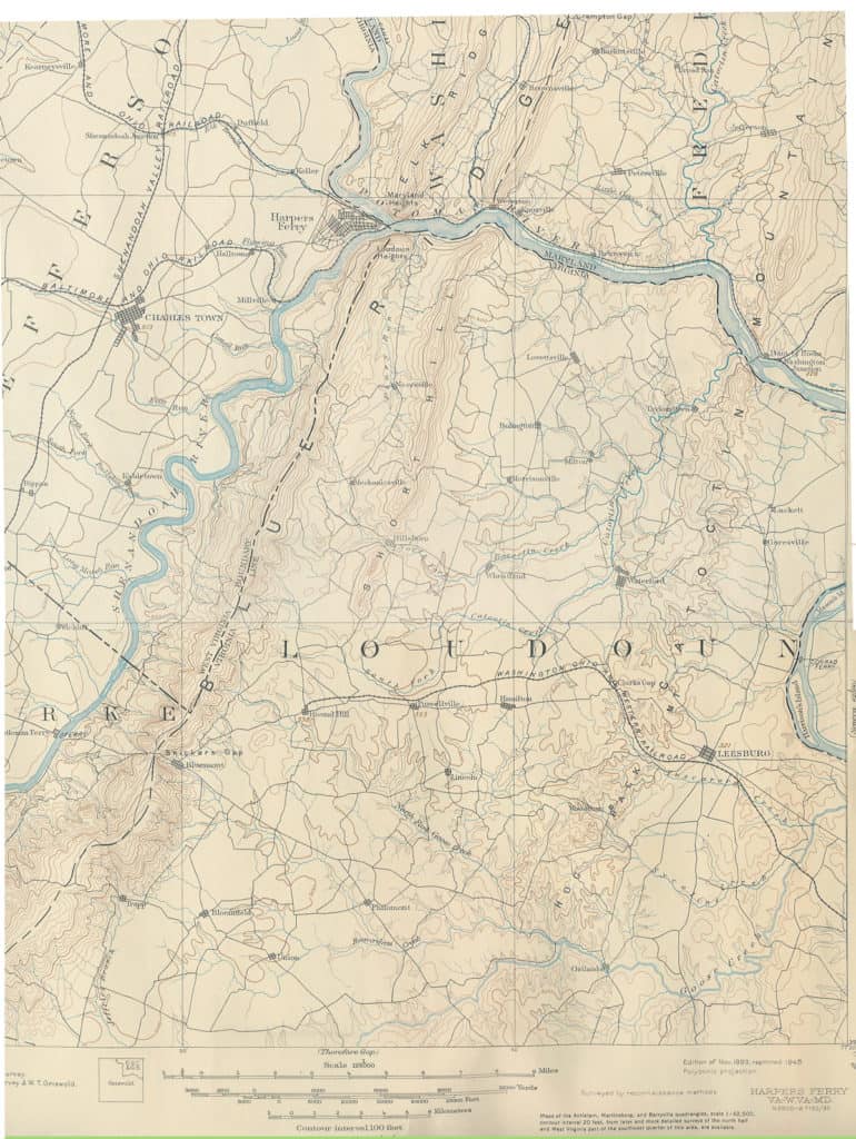 map-loudoun-1893 | History of Loudoun County, Virginia