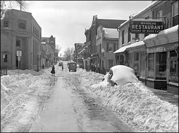 leesburg-snow-1945  History of Loudoun County, Virginia