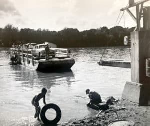 White's Ferry in the 1940s on the Potomac River