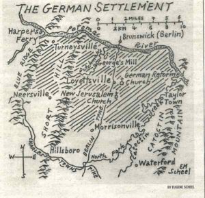 18th century German settlements in northwest Loudoun County