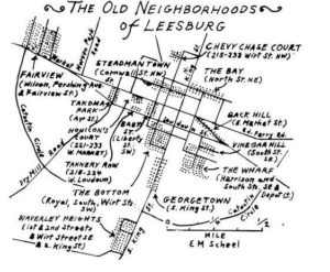 Old neighborhoods of Leesburg