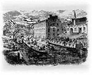 The James River and the Kanawha Canal played an important role in increasing communications and commerce between commercial centers and rural areas of the state.