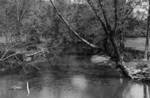 Catoctin Creek near Taylorstown VA. A 1974 photo by John Lewis
